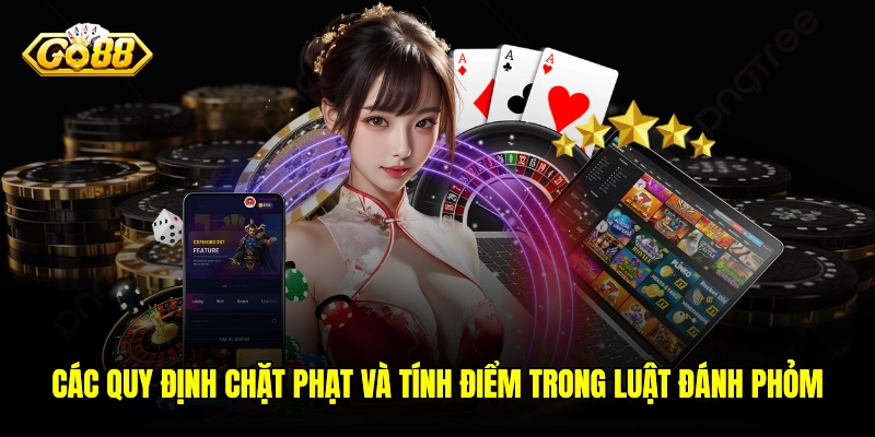 Chi tiết các quy định chặt phạt và tính điểm trong luật đánh phỏm